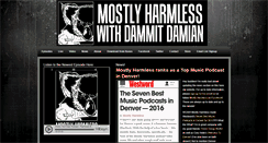 Desktop Screenshot of mostlyharmlesspodcast.com